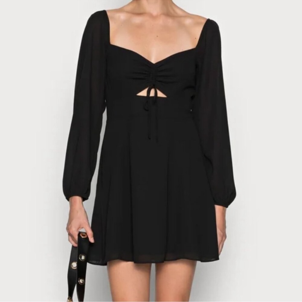 Abercrombie & Fitch Cinch Front Mini Dress